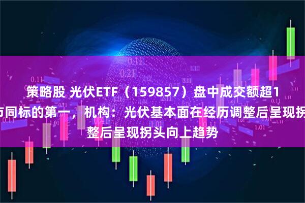 策略股 光伏ETF（159857）盘中成交额超16亿元居深市同标的第一，机构：光伏基本面在经历调整后呈现拐头向上趋势